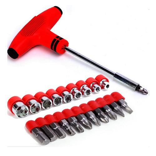 [HCM]Bộ Dụng Cụ Sửa Chữa Vặn Ốc Vít Chữ T GỒM 24 MÓN
