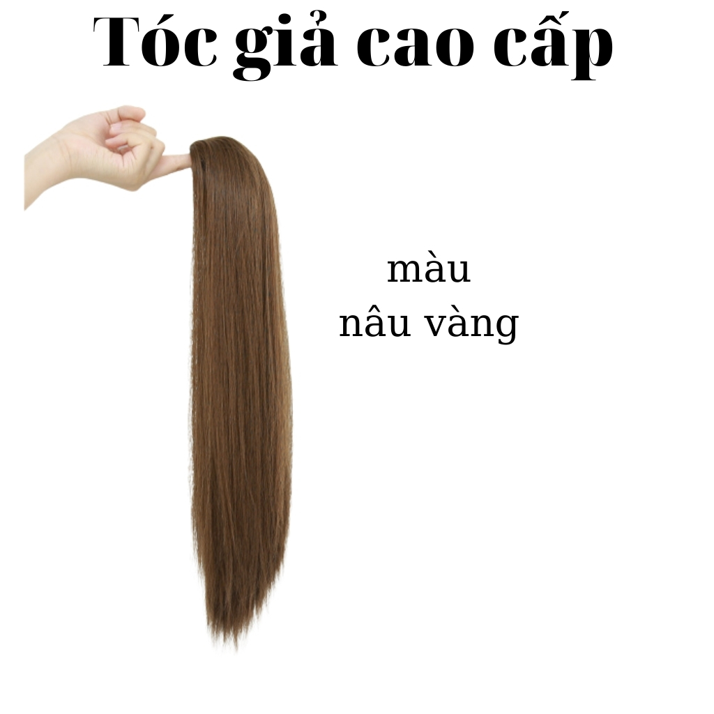 Tóc giả nữ đẹp ❤️FREESHIP❤️ Tóc giả ngoặm thẳng