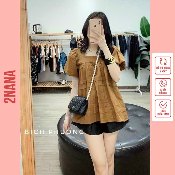 Áo bầu MÙA HÈ cộc tay babydoll đẹp cho mẹ bầu mặc nhà, đi làm, đi chơi freesize 45-68kg