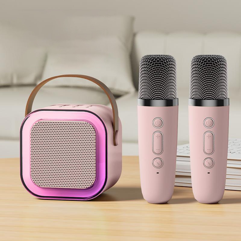 Loa Karaoke Mini K12 Kèm 2 Micro loại tốt