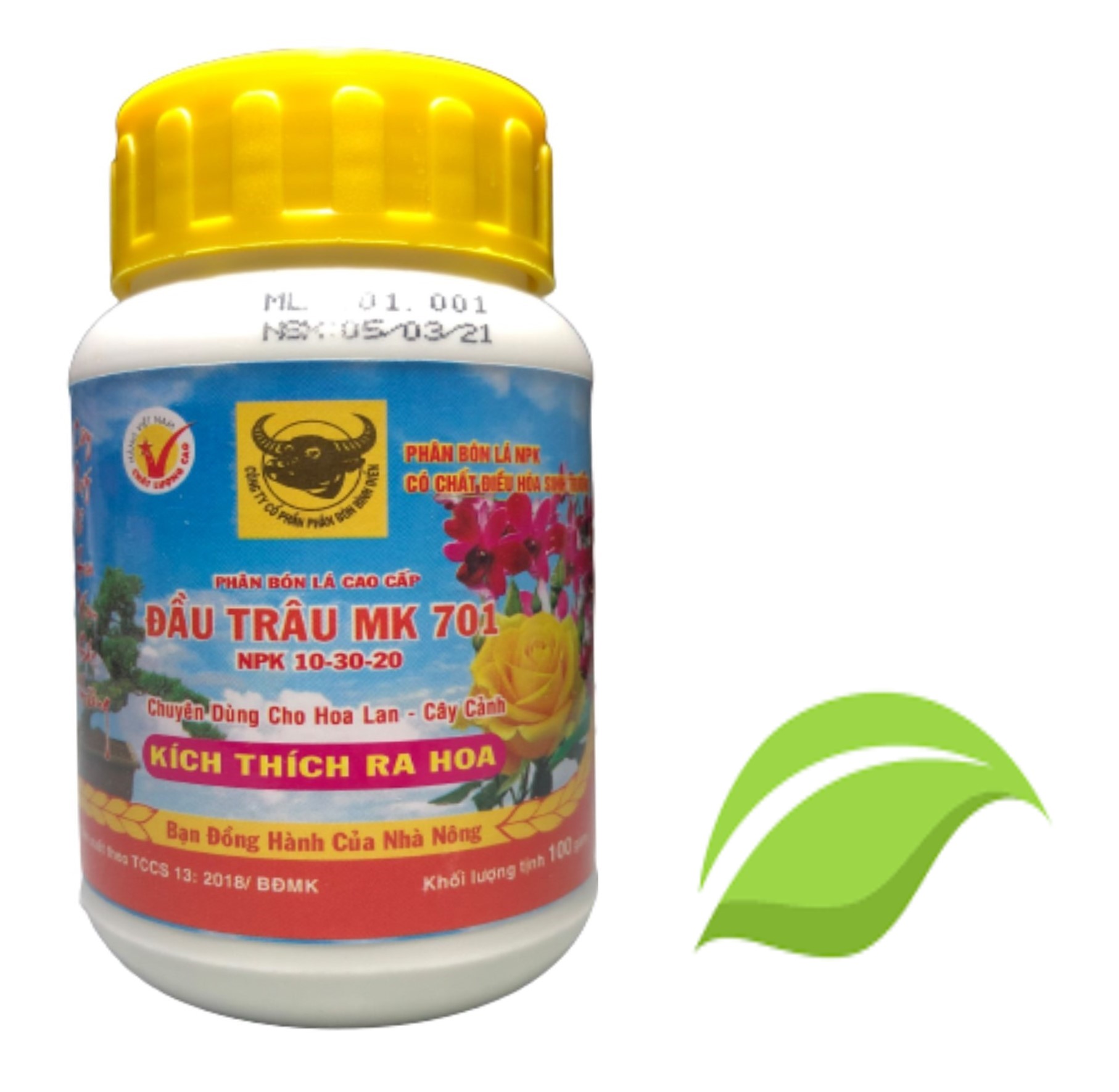 Phân bón lá cao cấp đầu trâu mk 701 - #015a# 100g