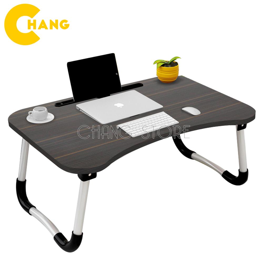 Bàn Học Có Khe Để Ipad , Bàn Để Laptop Đa Năng Gấp Gọn, Sơn Tĩnh Điện Siêu Bền