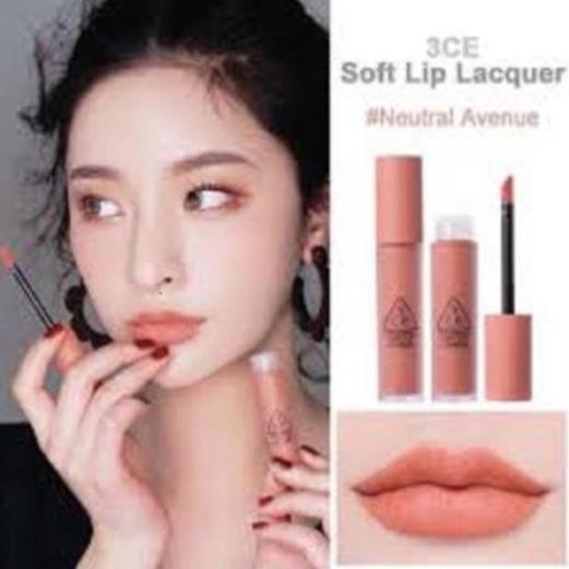 Son kem lì 3ce velvet lip tint #new nude - cam nude