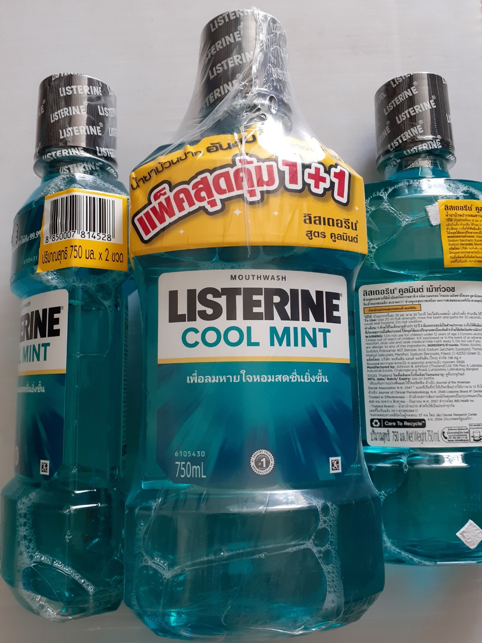 [HCM]Nước súc miệng LISTERINE Thái Lan 750ml