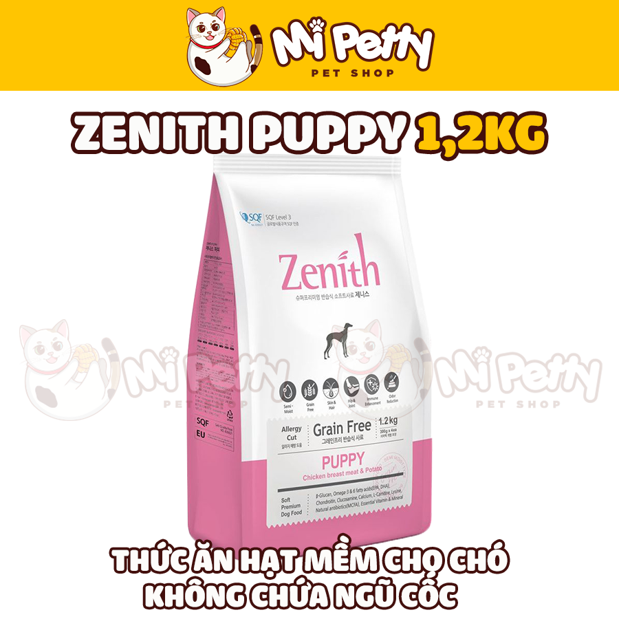 Thức ăn hạt mềm Zenith dành cho chó con (1,2Kg - 300G)