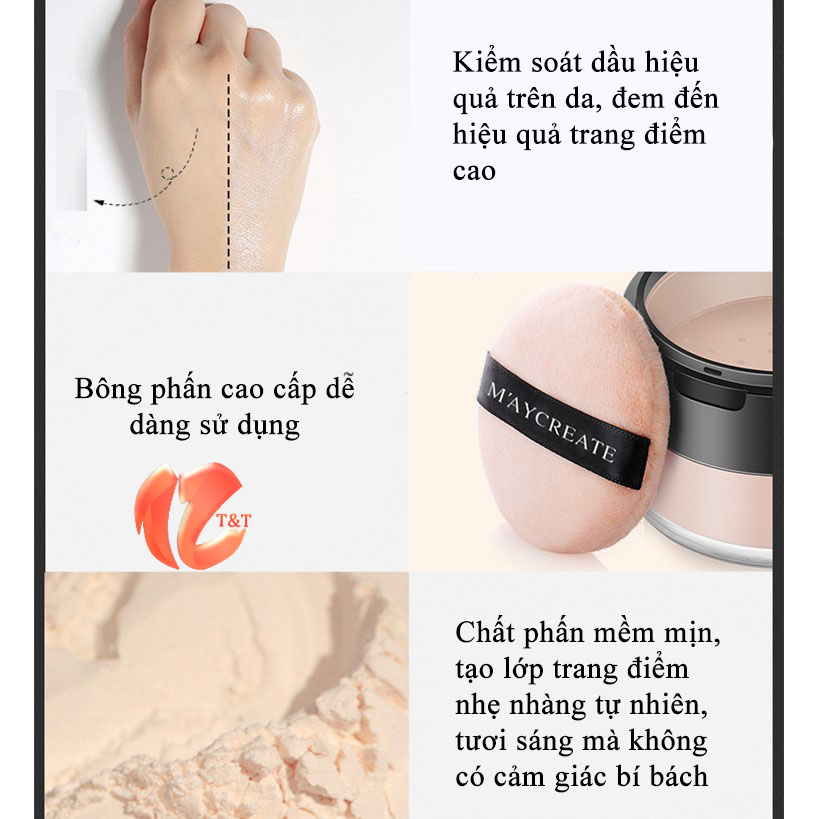 Phấn phủ che khuyết điểm Maycreate hàng nội địa Trung Quốc
