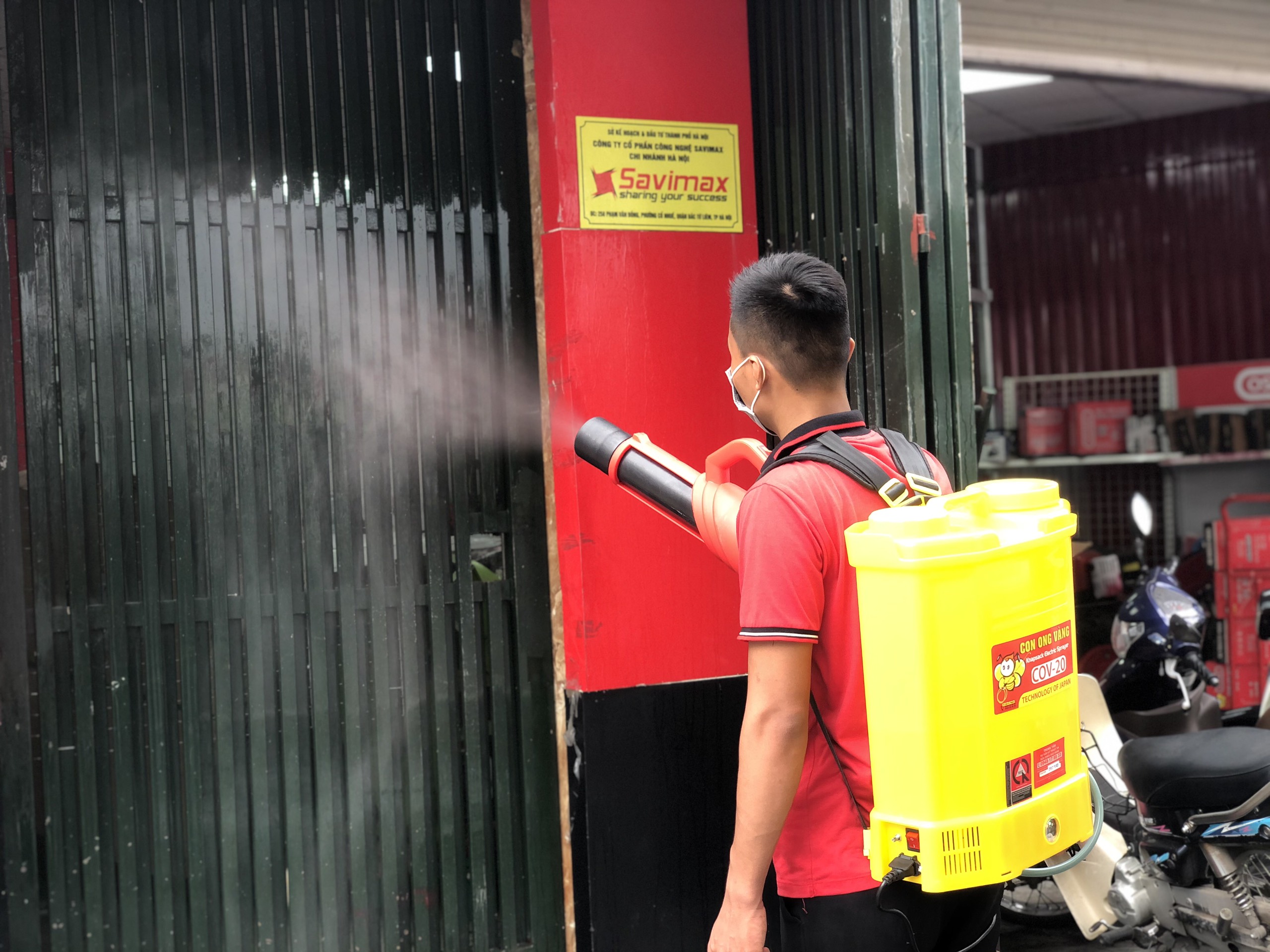 Bình phun th.uốc dạng sương, Máy phun sát khuẩn phòng dịch