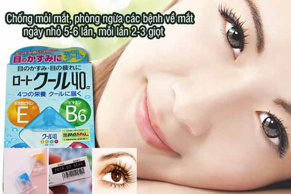 Thuốc nhỏ mắt Rohto xanh Nhật 12ml