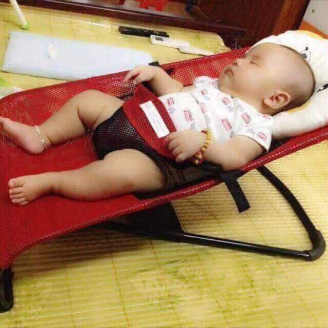 GHẾ RUNG GHẾ NHÚN CHO BÉ LOẠI LƯỚI THOÁNG MÁT