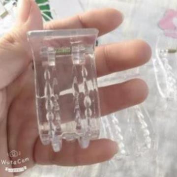 Kẹp Tóc Càng Cua Trong Suốt 5 Răng