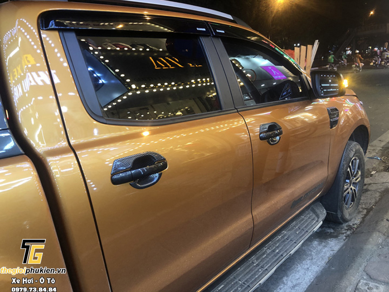 Bộ vè che mưa ABS Ford Ranger 2023 cao cấp