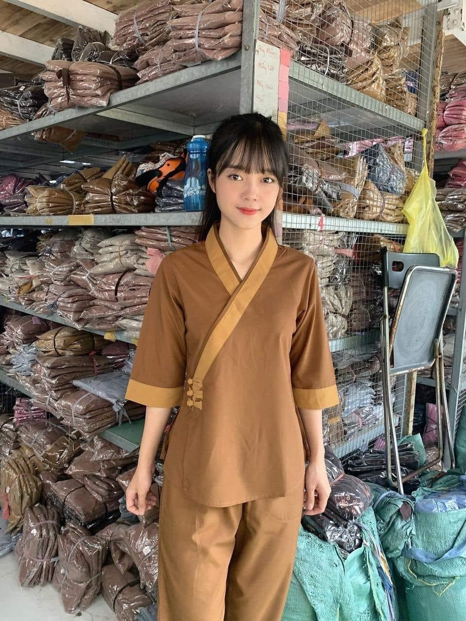 ĐỒ LAM ĐI LỄ CHÙA- MẪU 3 NÚT