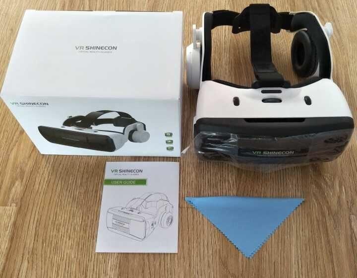 Kính VR Shinecon 6.0 G06EB cho điện thoại Android hỗ trợ xem phim 3D