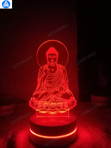 Quà biếu đèn led hình Phật A Di Đà