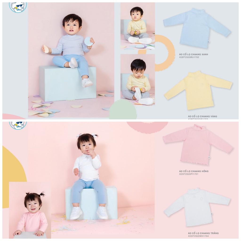 Áo cổ lọ dài tay Color Chaang
