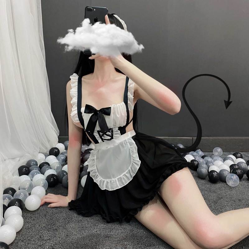 Nơi bán Đồ lót nữ sexy thun đan dây gợi cảm cosplay cô hầu gái