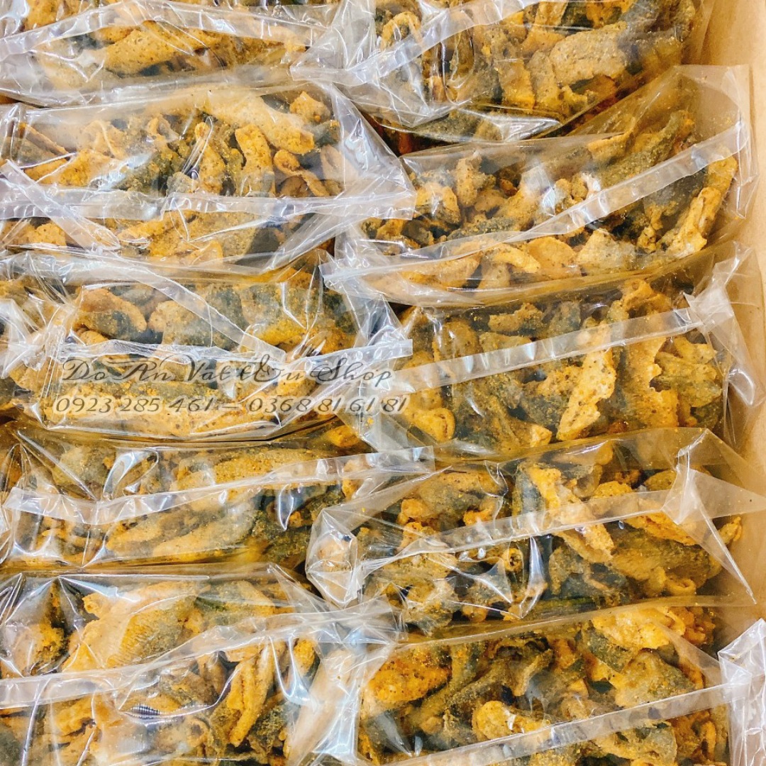 [HCM]1Kg - Da Cá Sấy Giòn Lắc Trứng Muối