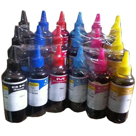 Bộ 4 màu mực Dye 100ml dùng cho máy Canon, Epson