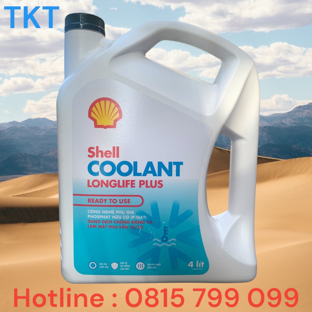 Shell nước làm mát cao cấp 4L