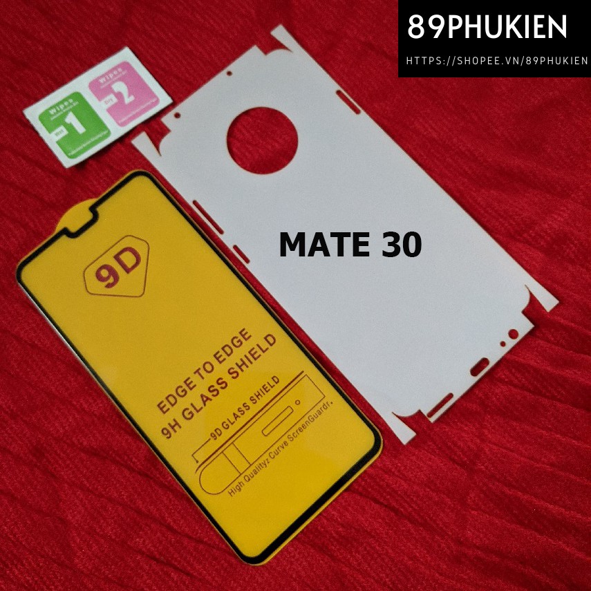 Bộ PPF nhám full viền và kính cường lực full màn Huawei Mate 30
