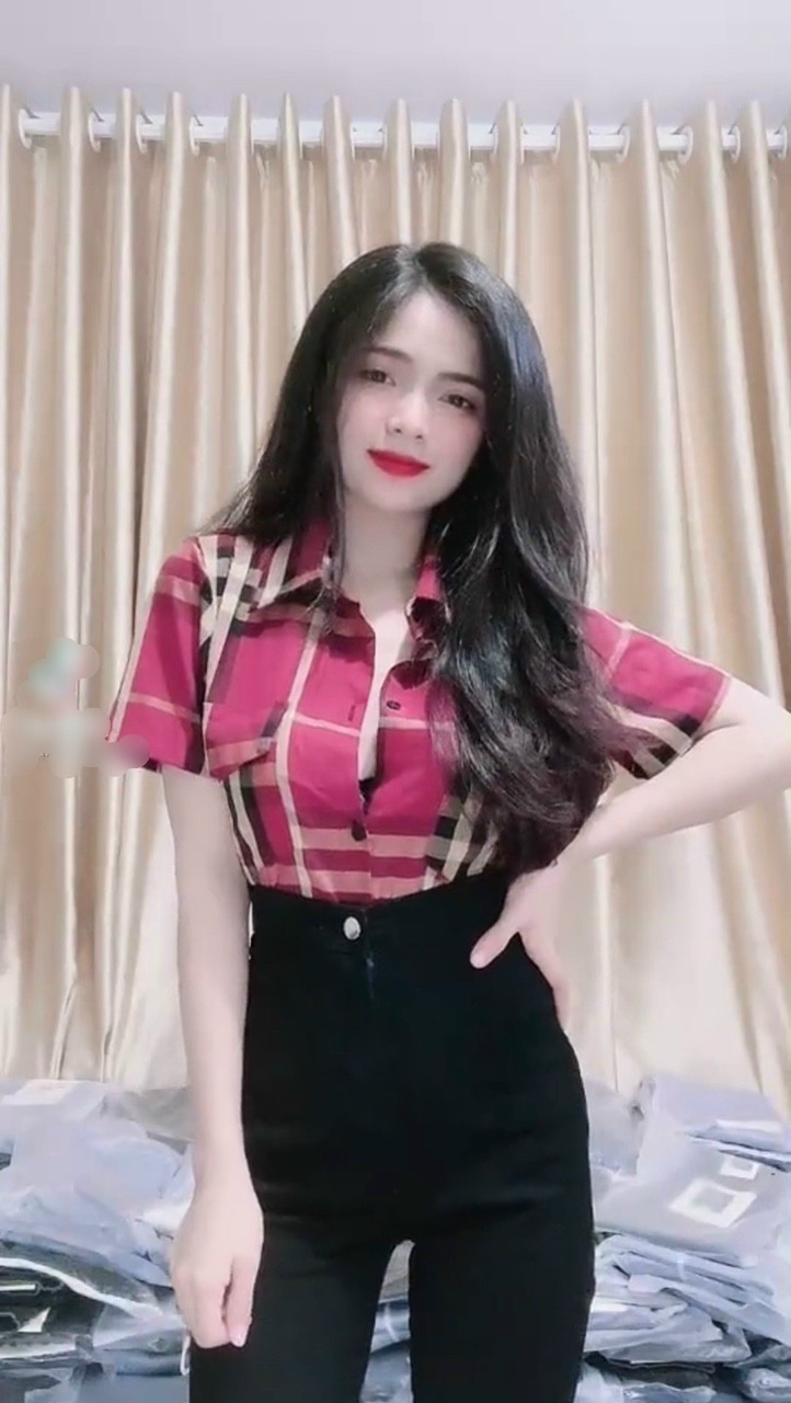 [HCM]Áo sơ mi bbr tay ngắn sọc nhỏ