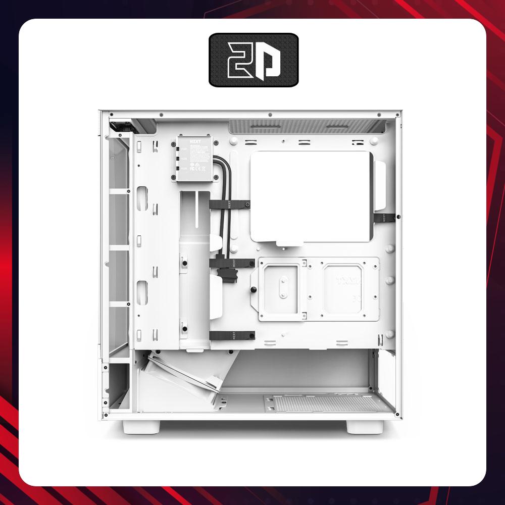 Vỏ case NZXT H5 FLOW WHITE (Màu Trắng)