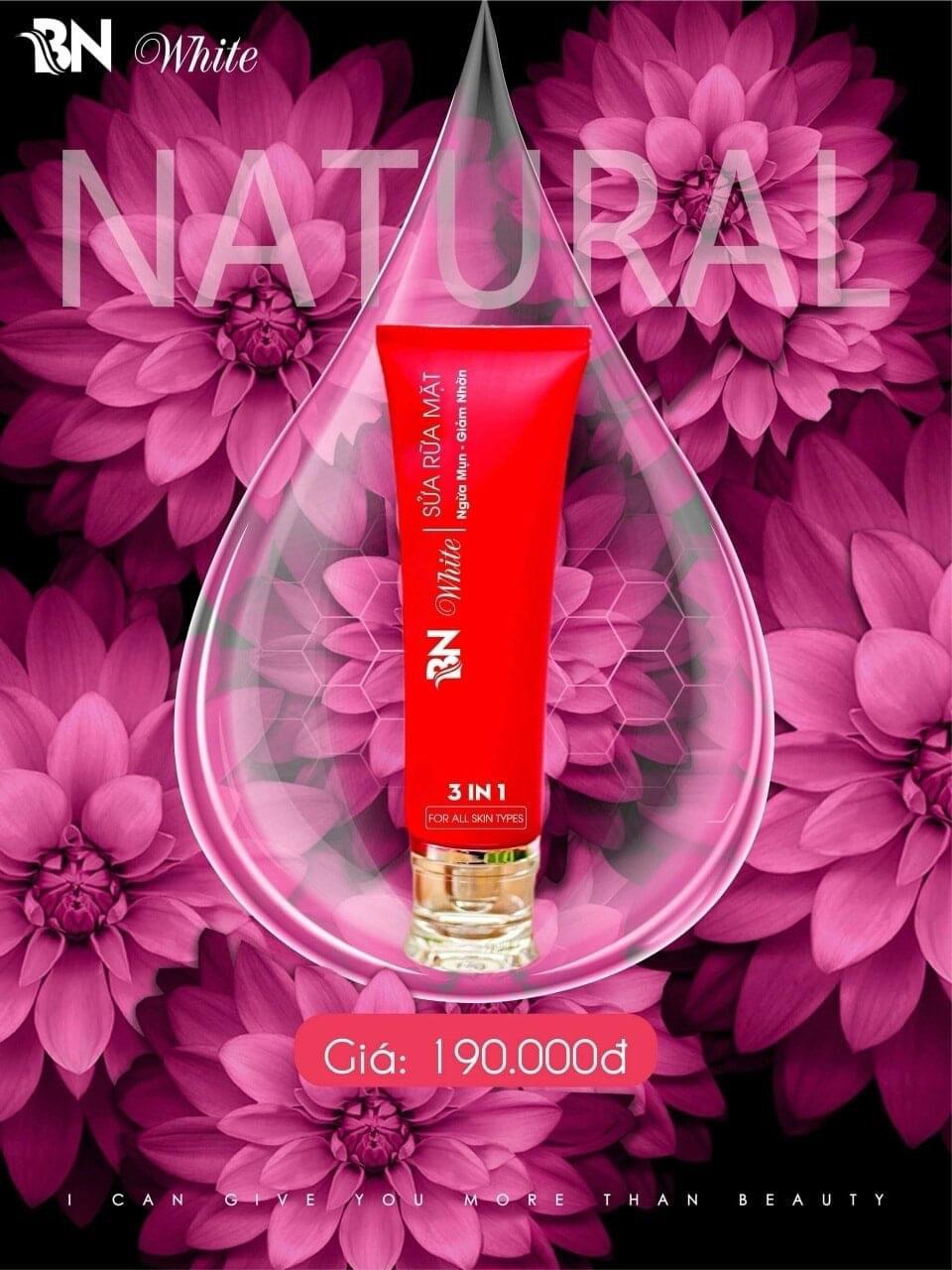 Sữa Rửa Mặt BN WHITE MẪU MỚI 120ml