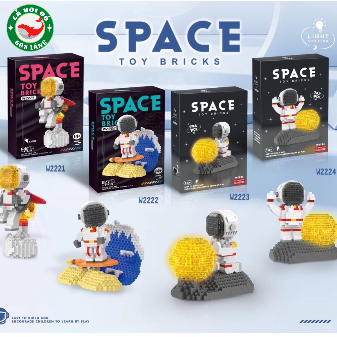 Đồ Chơi Lắp Ráp Lego Phi Hành Gia Spaceman Toy Bricks
