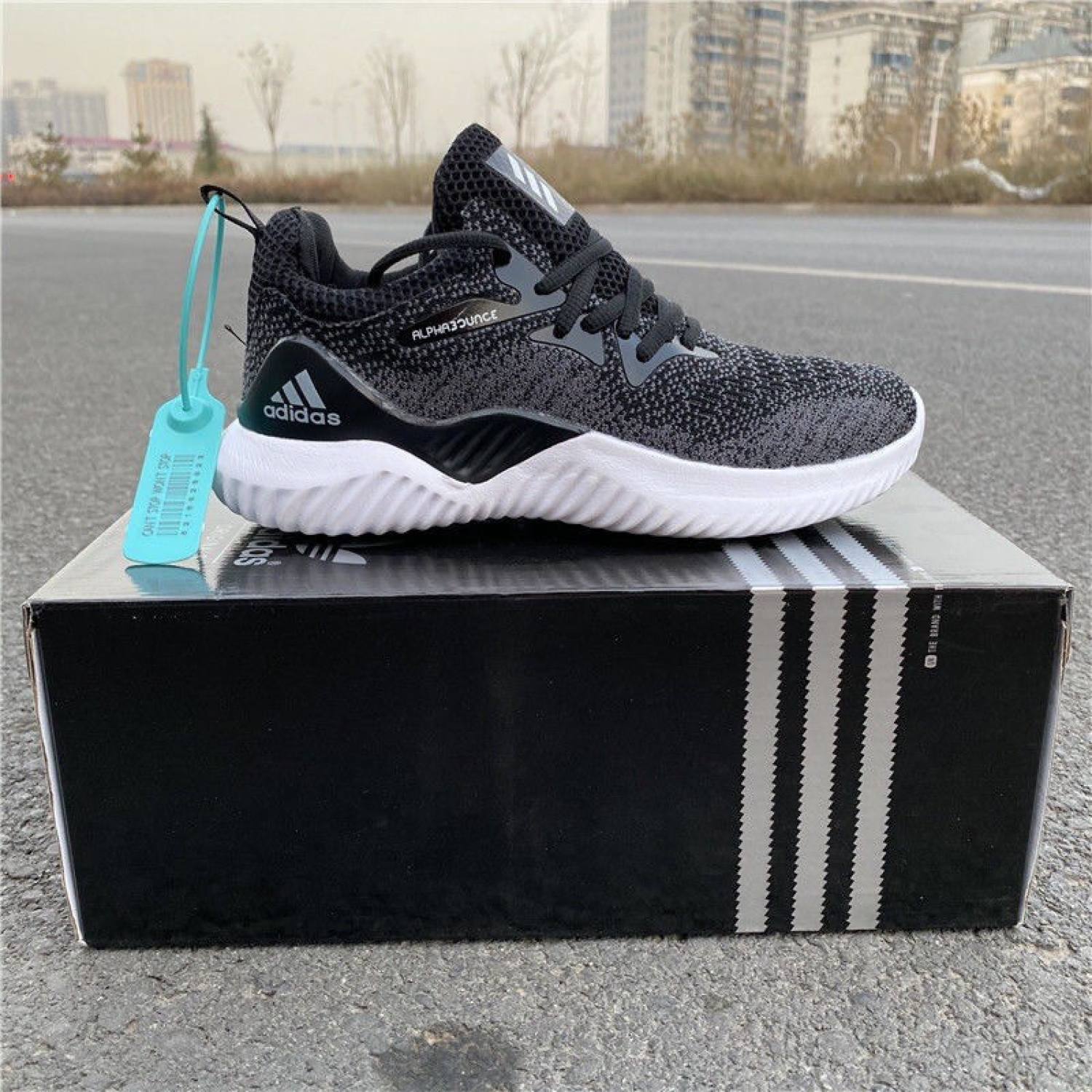 [HÀNG CHẤT⚡️FULL BOX] Adidas Alphabounce Giày thể thao nam nữ, giày chạy bộ