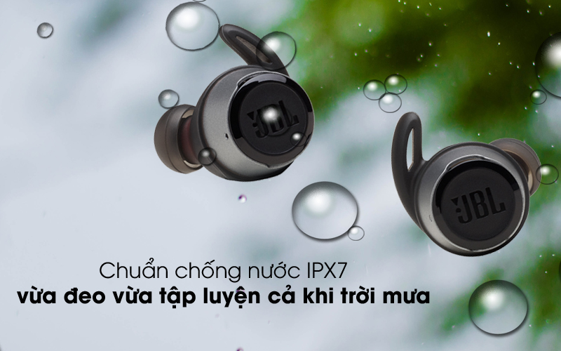 Tai Nghe Bluetooth True Wireless JBL Reflect Flow - Tai Nghe nhét tai JBL_Thiết kế sang trọng _ Nhiều kích cỡ đệm tai , Có chuẩn chống nước IPX7 , Kết nối Bluetooth 5.0...vv - HARRY MALL