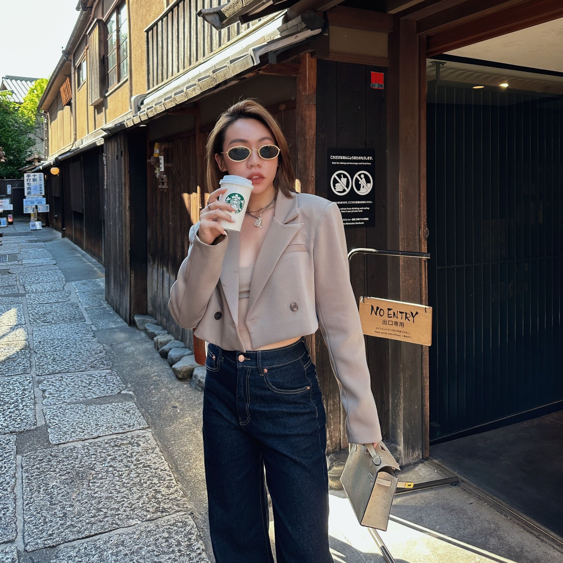 Áo blazer croptop RUSTY BLAZER (BT00441)