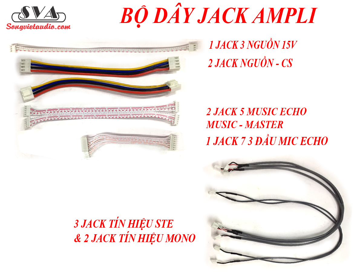 BỘ DÂY JACK AMPLI (11 DÂY)
