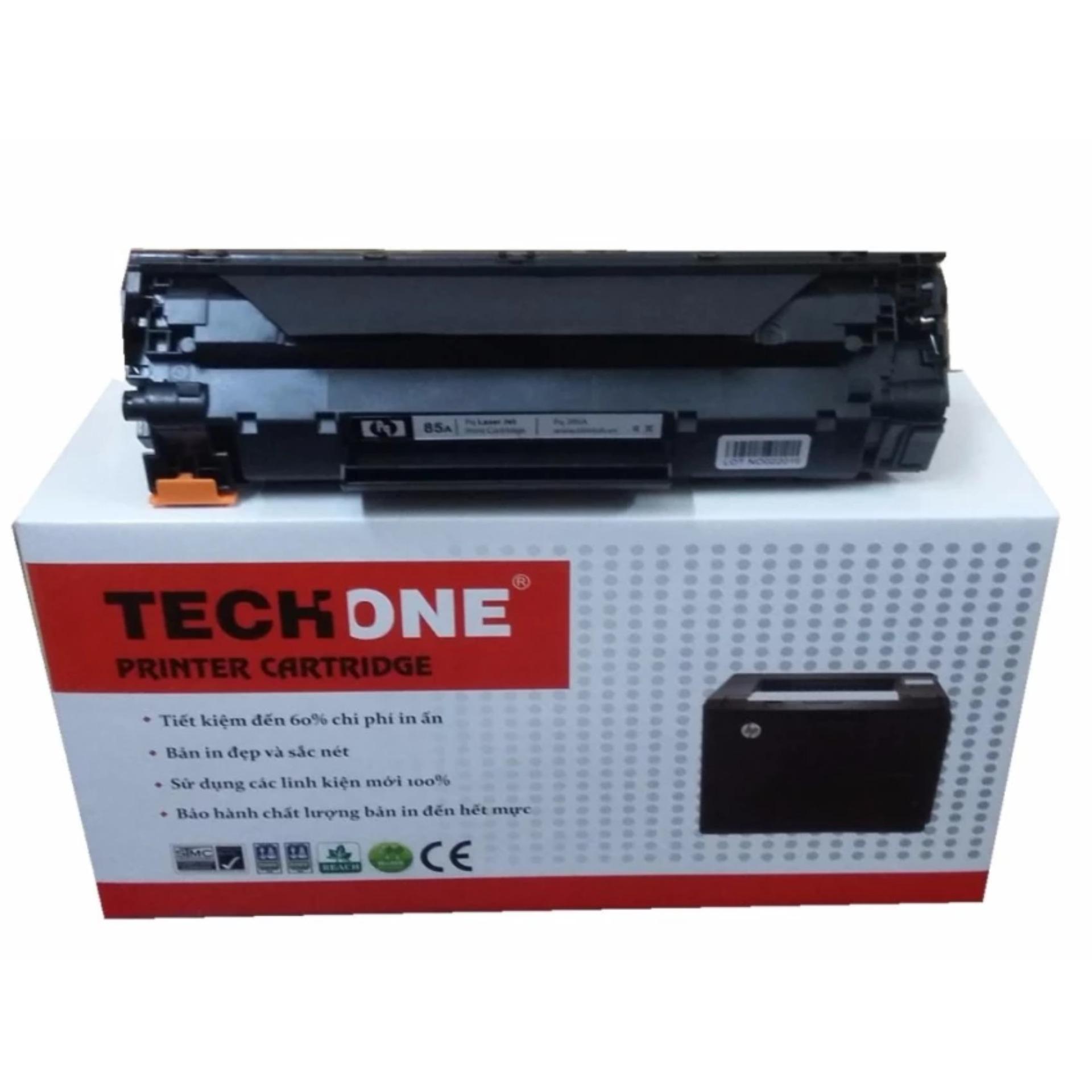 Hộp mực dùng cho HP LaserJet P1102 Printer thương hiệu Techone (Catridge 85A- 325 - Đen)