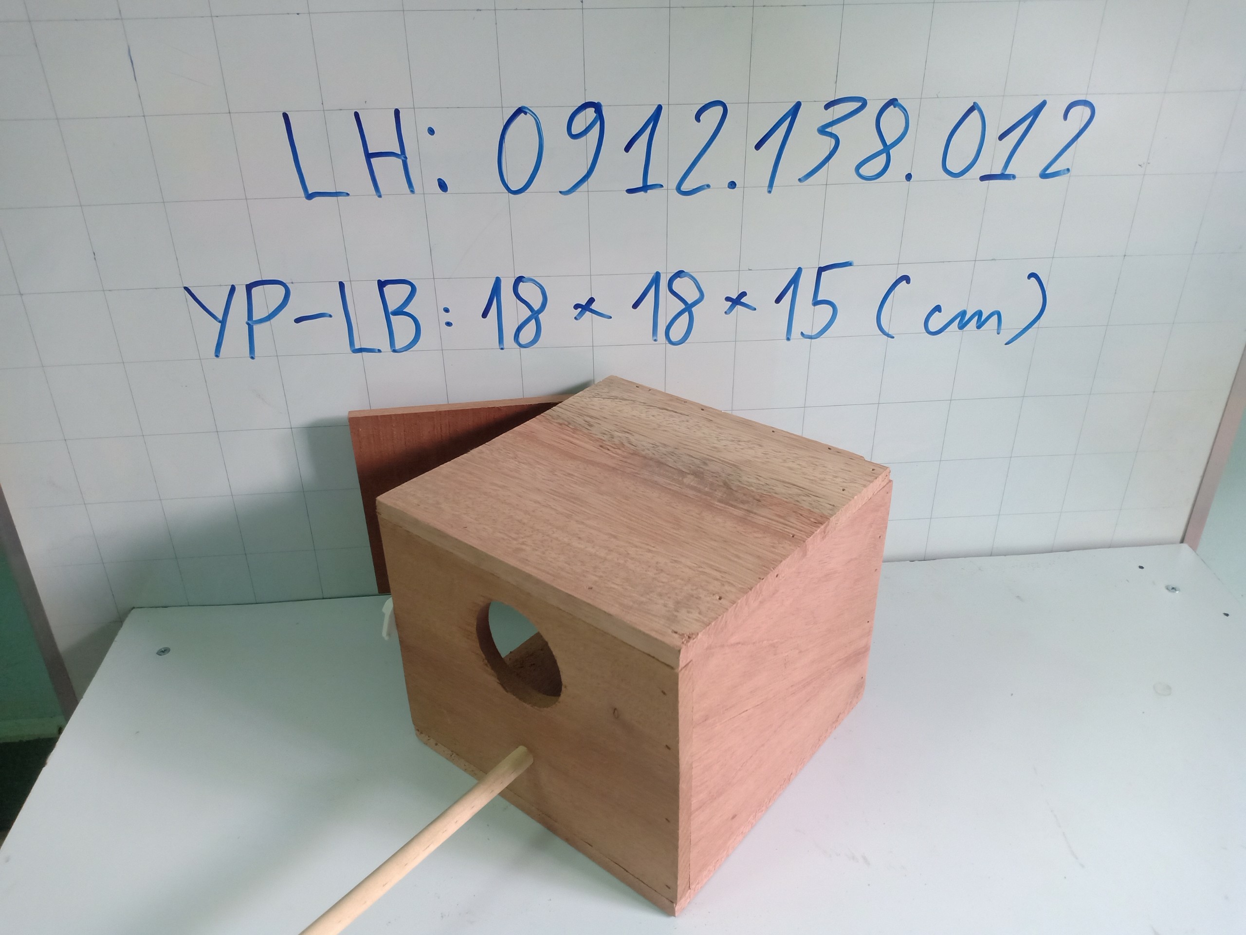 Tổ đẻ VẸT YẾN PHỤNG - KT 18*18*15 cm