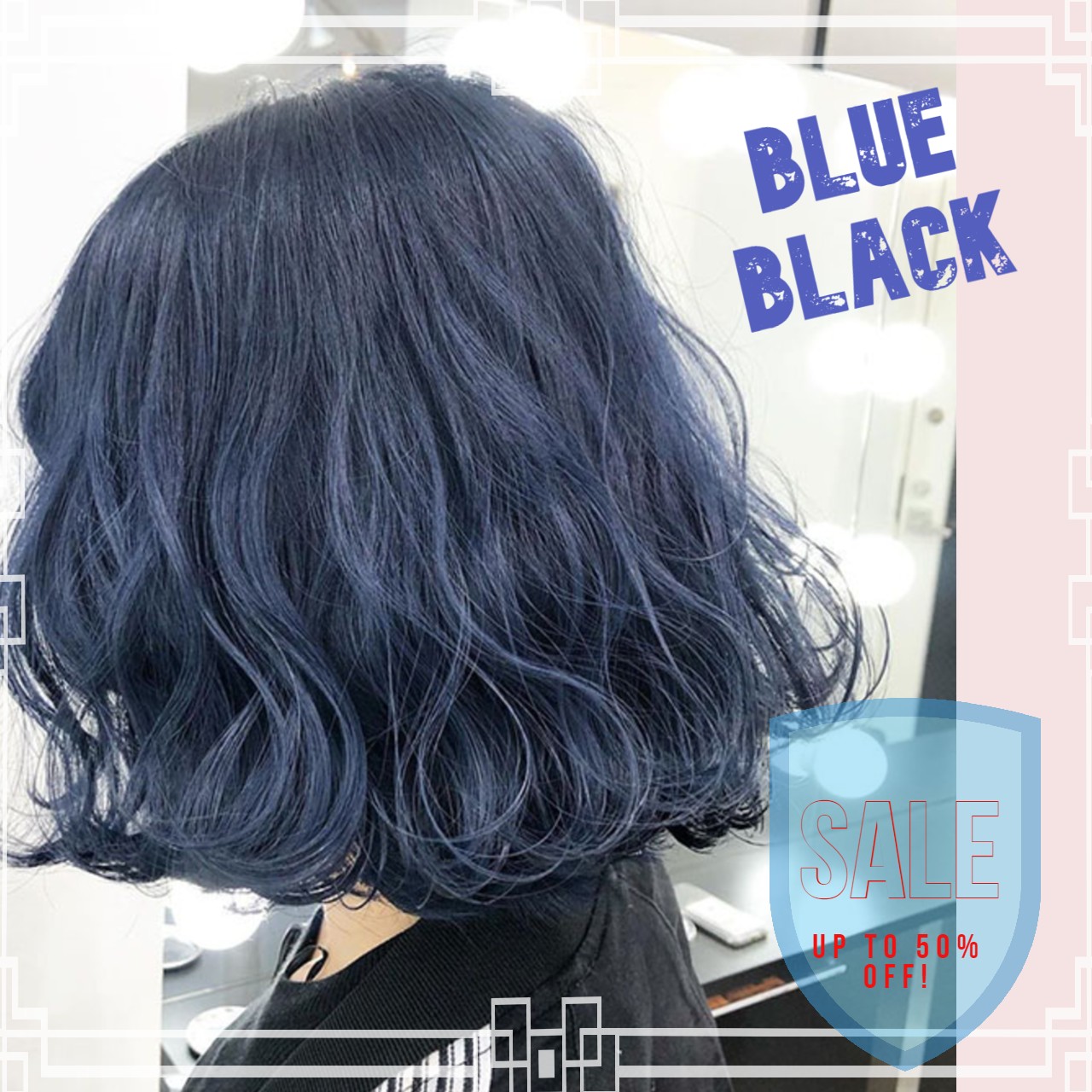 Combo Nhuộm Tóc Tại Nhà Màu Xánh Đen ( blue Black ) Kèm Trợ Nhuộm Và Găng Tay