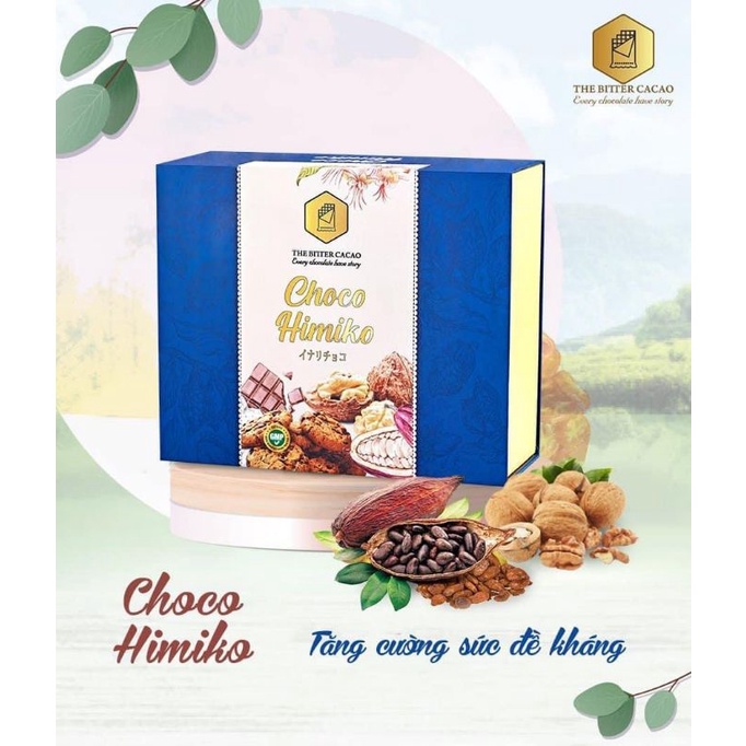 Xanh Biển Tăng Cân Choco Himiko - Tăng Cân Cacao Nalee Choco mẫu mới 20 gói