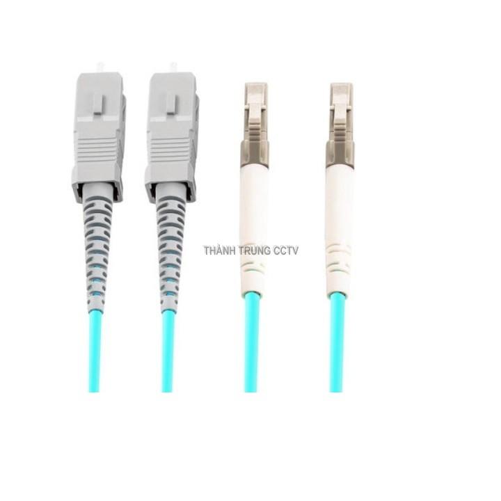 Dây nhảy quang multi mode OM3 LC-SC duplex