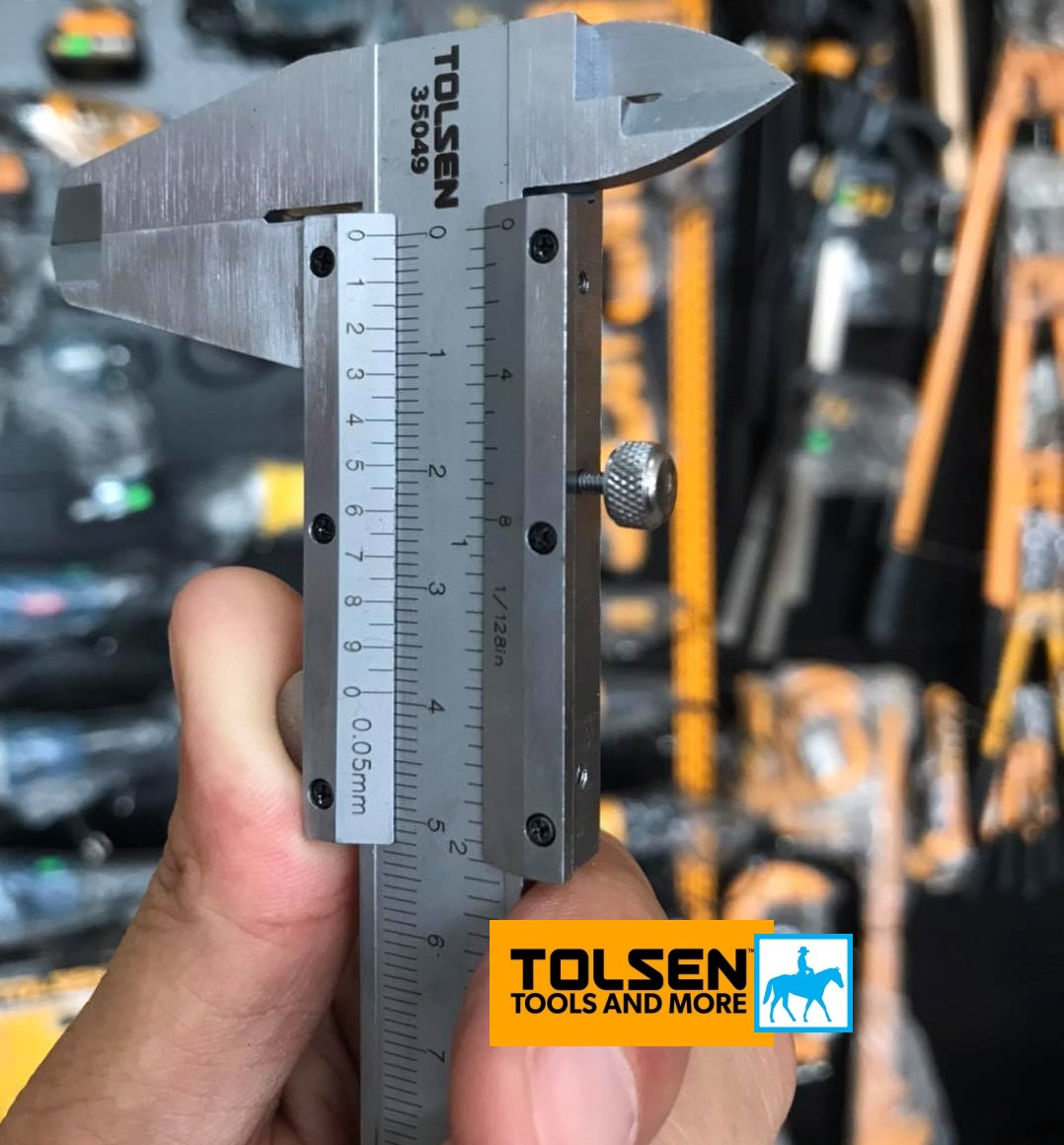 Thước kẹp 150mm 0.05mm vernier caliper tolsen 35049