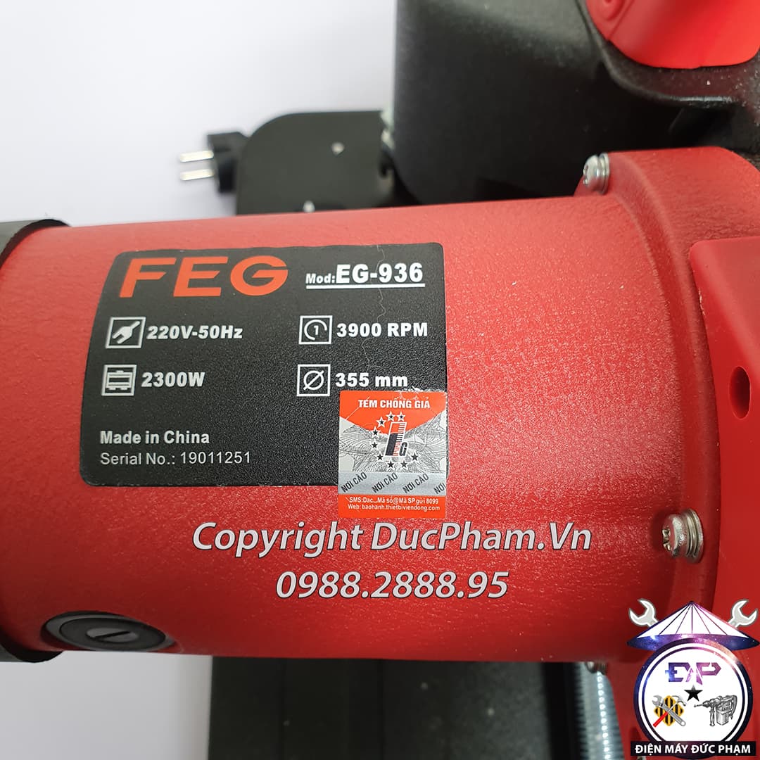 Máy cắt sắt bàn 355mm FEG EG-936