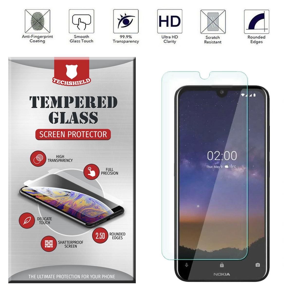 Kính cường lực trong suốt Nokia 2.2 (Kèm miếng lau)