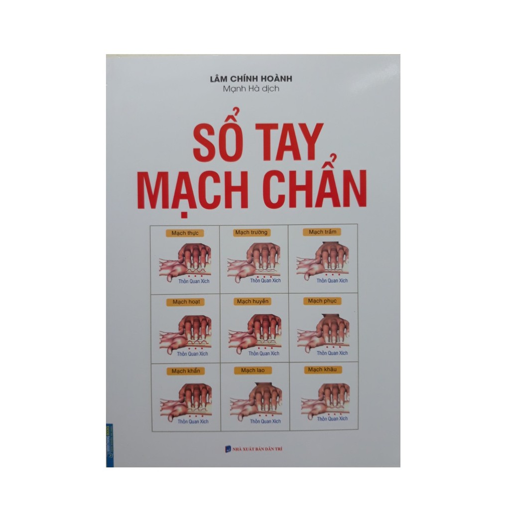 Sách bắt mạch - Sổ Tay Mạch Chuẩn (bìa mềm- sách màu) - Mhbooks