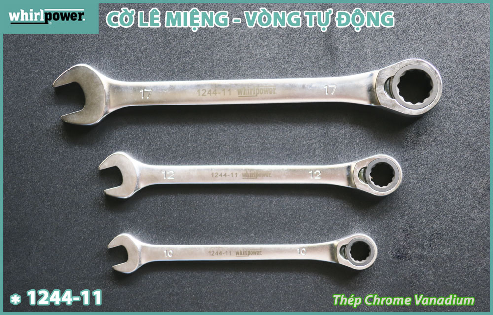 Cờ lê vòng miệng tự động Whirlpower