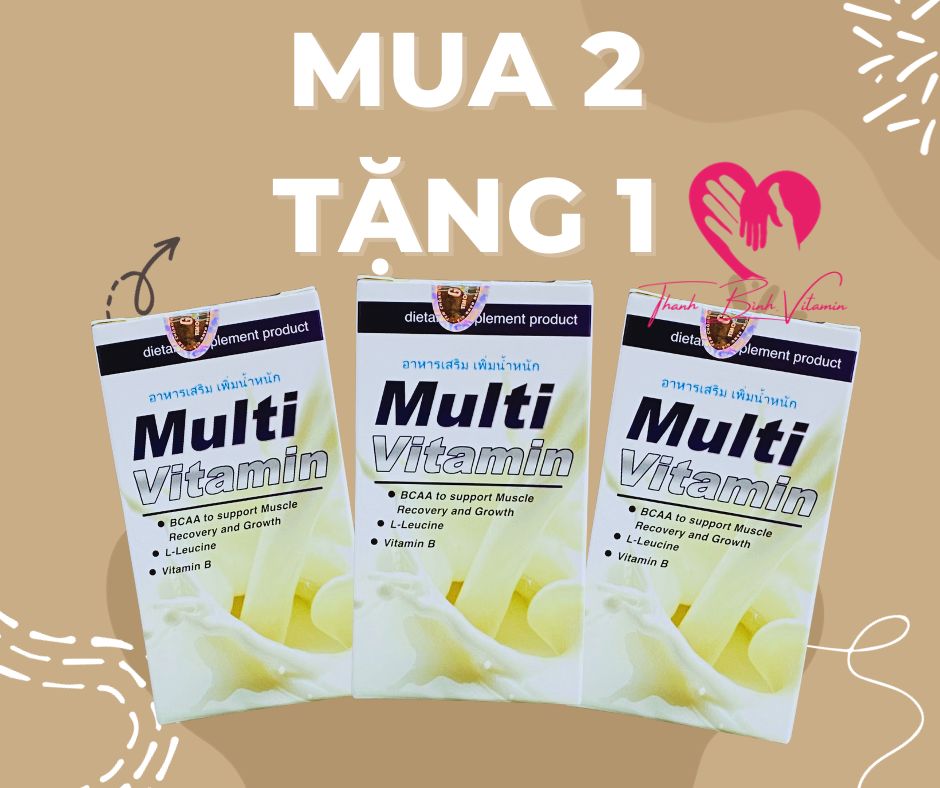 [KÈM QUÀ]Viên ăn ngủ ngon tăng cân Multi Vitamin