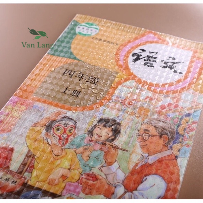 Sét 40 tờ bọc sách vở decal 3D cho bé 43cm x 30cm