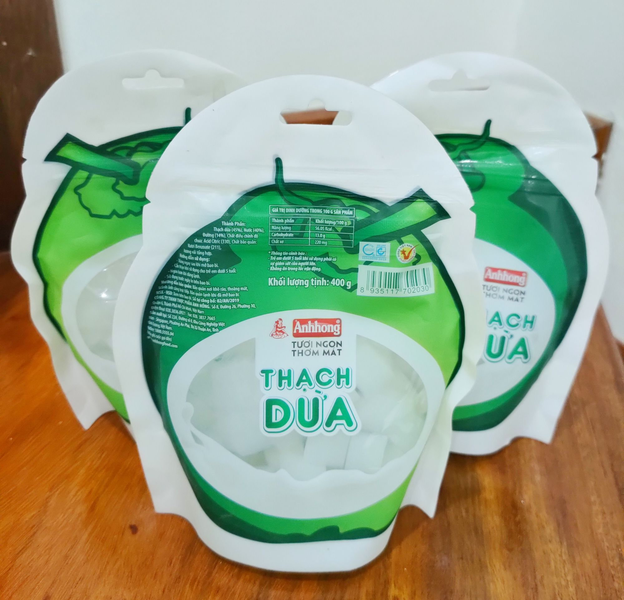Túi thạch dừa ÁNH HỒNG NGON NGỌT