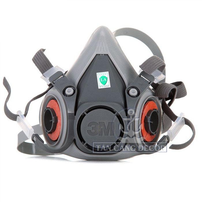 Mặt nạ phòng độc 3M 6200 Kèm 10 Bông Lọc