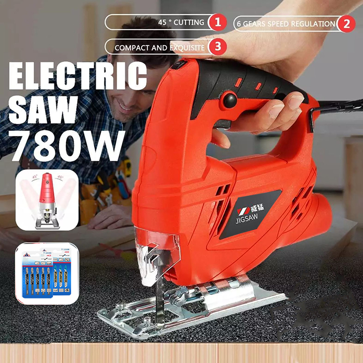 Máy cưa lọng 710W Tặng 10 lưỡi cưa