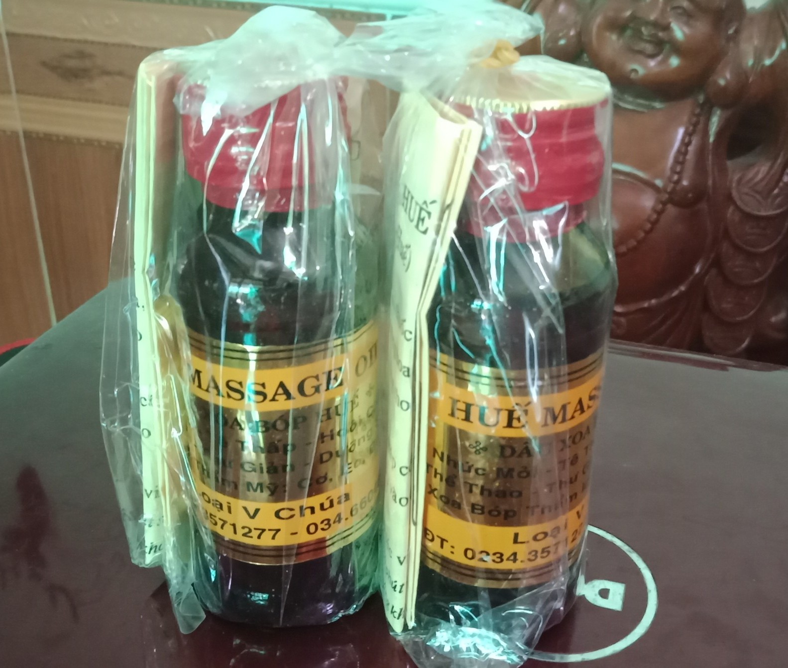 2 Dầu xoa bóp massage Huế Cung đình Vỹ Dạ ( chính hãng 2 chai x 60ml )