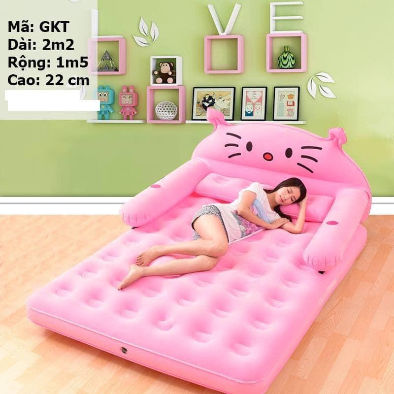 Giường hơi hình thú ( tặng kèm bơm )
