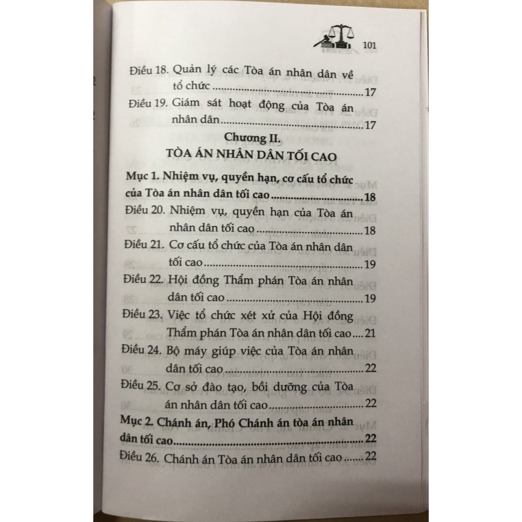 Luật Tổ Chức Toà Án Nhân Dân